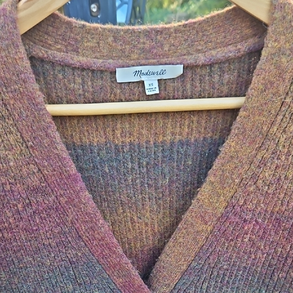 Madewell Earthy Tones Knit Sweater